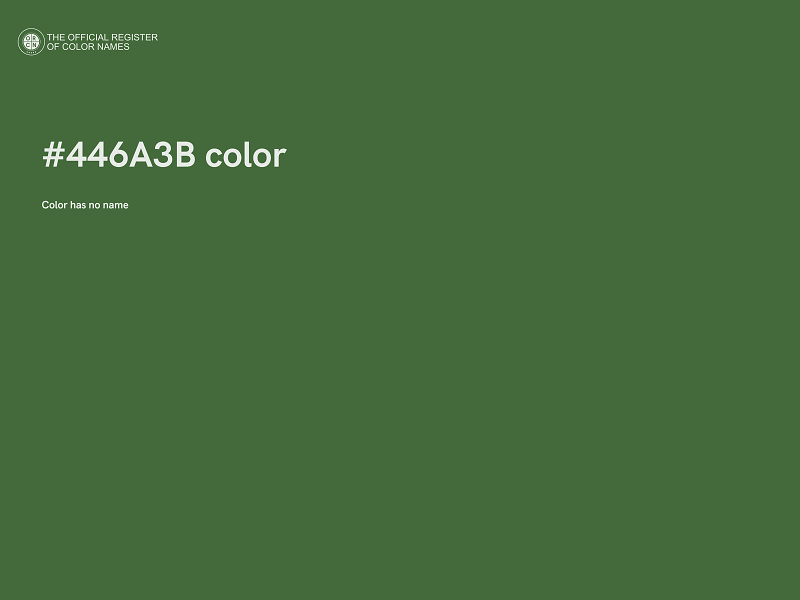 #446A3B color image