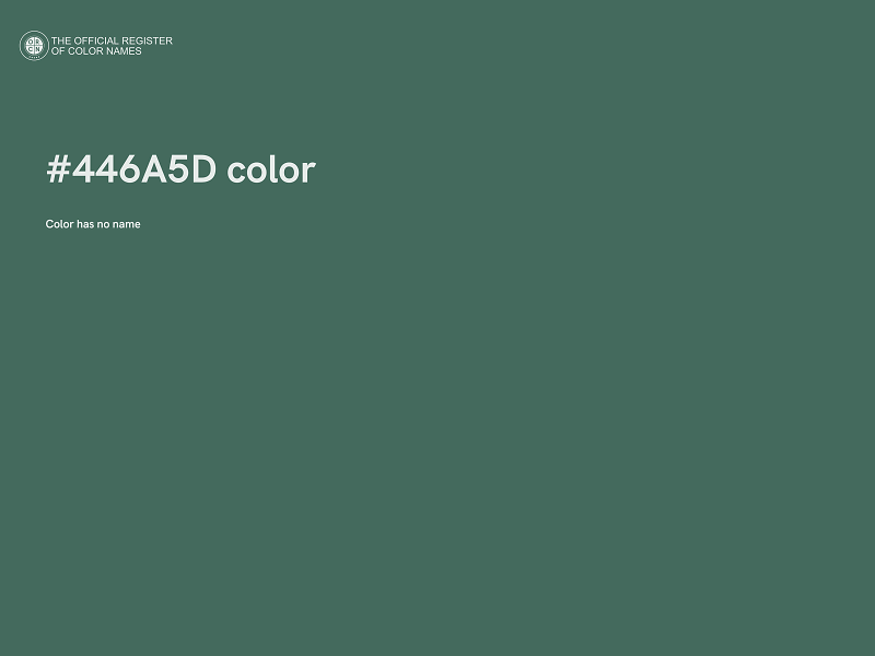 #446A5D color image