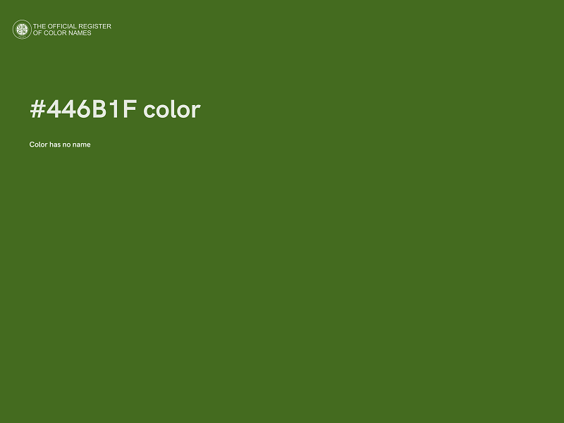 #446B1F color image