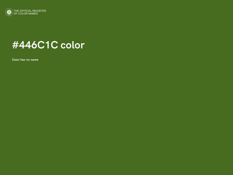 #446C1C color image