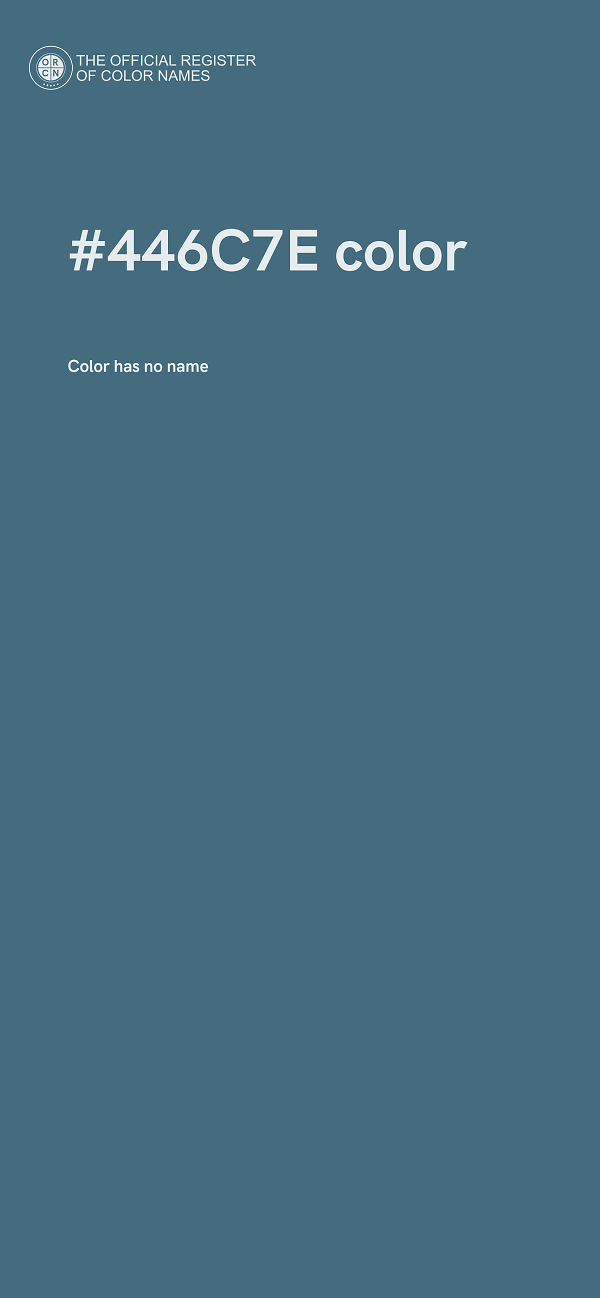 #446C7E color image