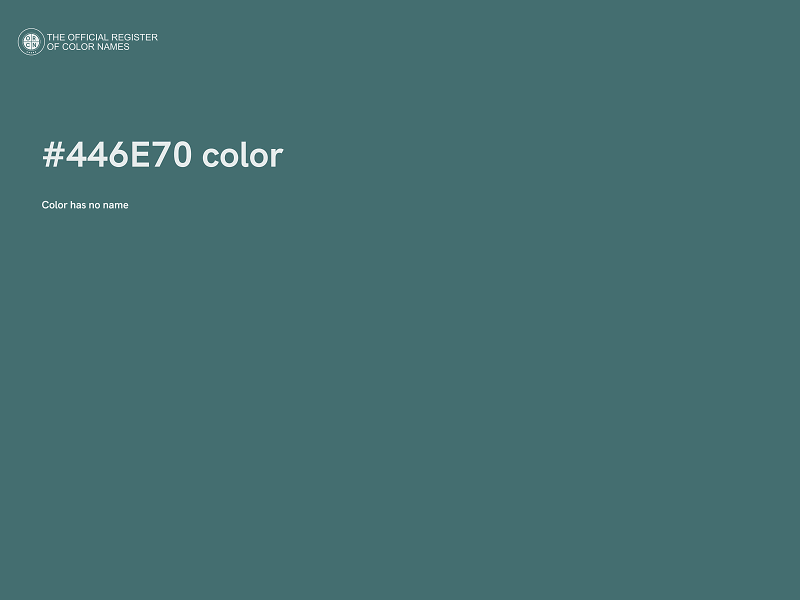 #446E70 color image