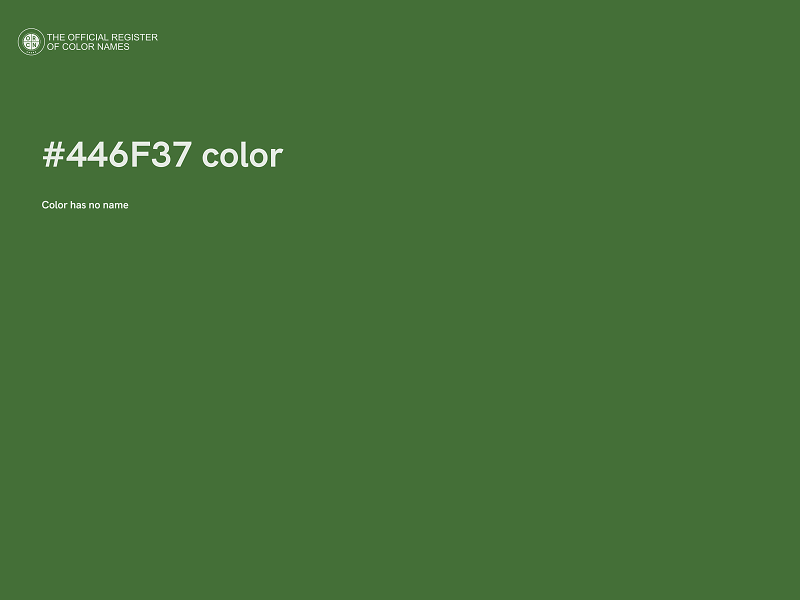 #446F37 color image