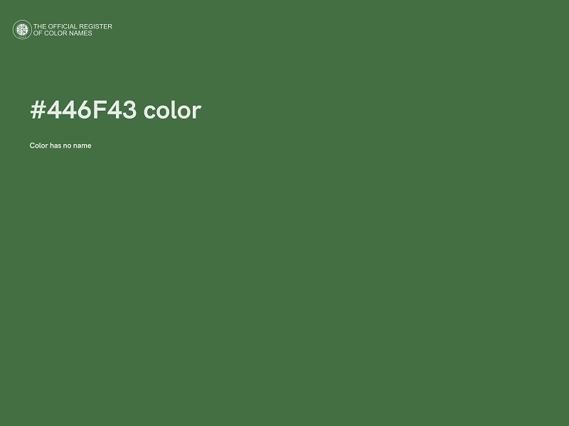 #446F43 color image