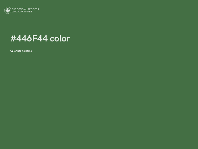 #446F44 color image