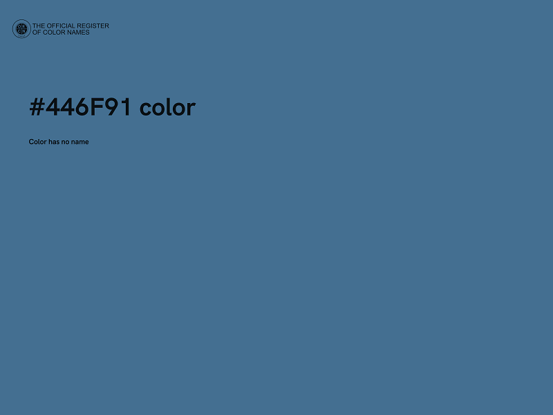 #446F91 color image