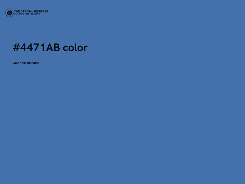 #4471AB color image