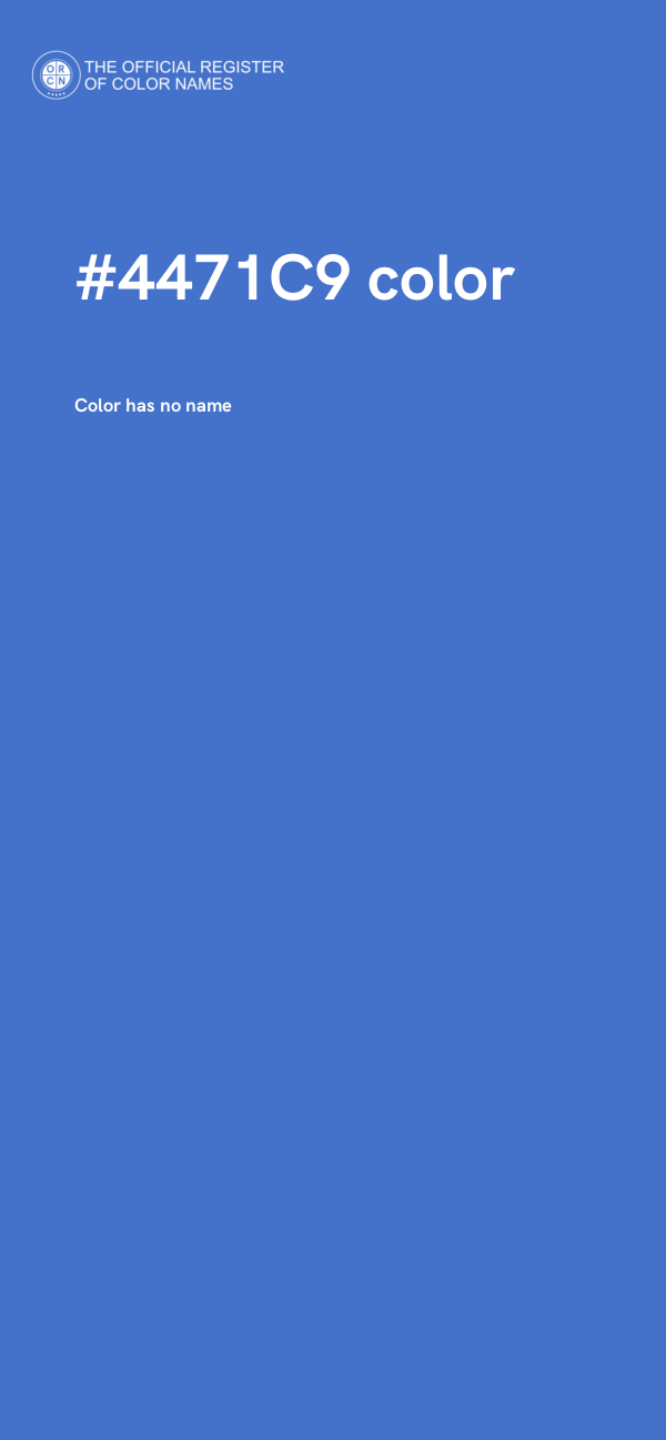 #4471C9 color image