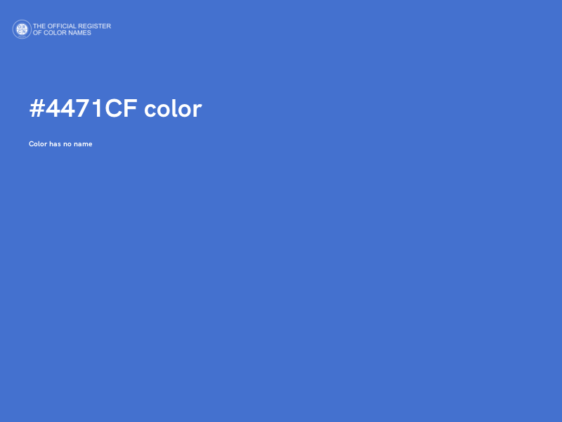 #4471CF color image
