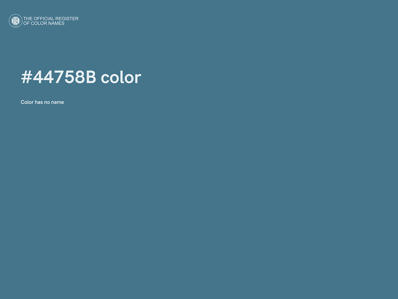 #44758B color image