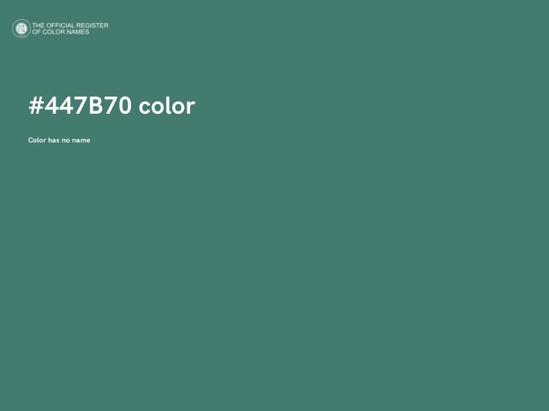 #447B70 color image