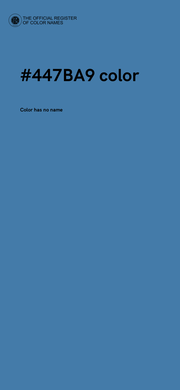 #447BA9 color image