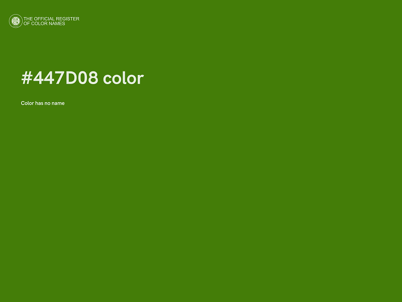 #447D08 color image
