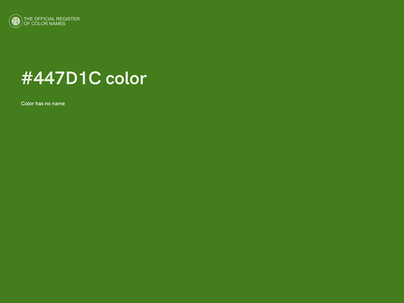 #447D1C color image