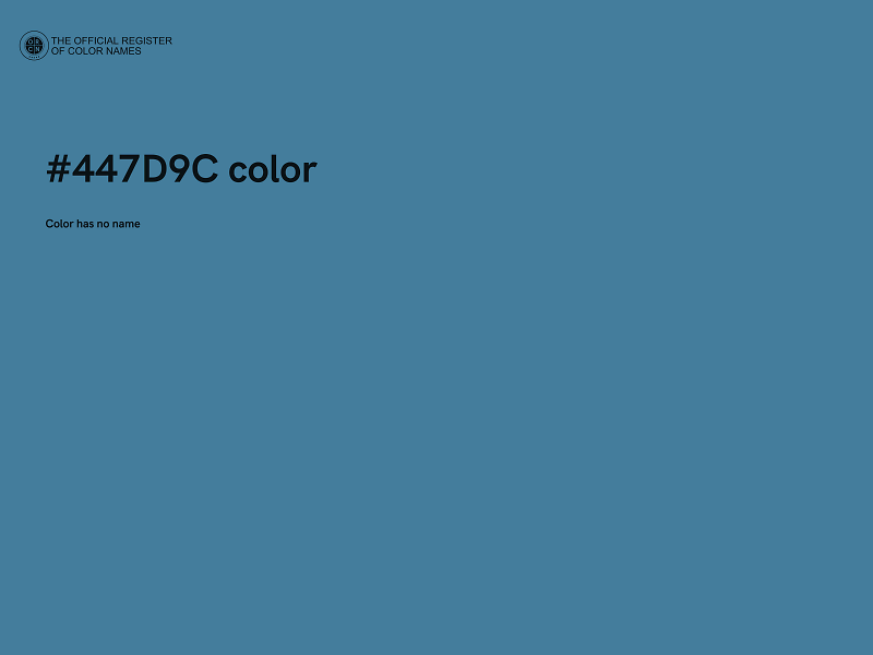 #447D9C color image