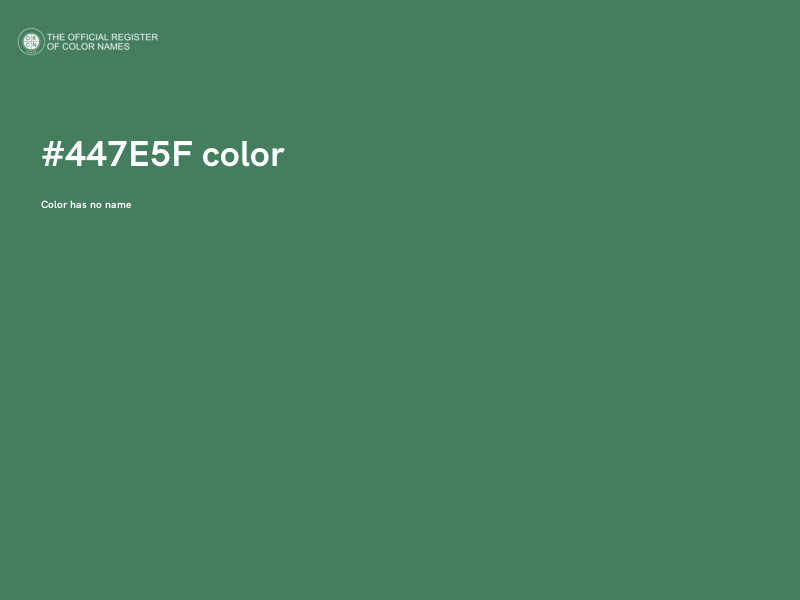 #447E5F color image