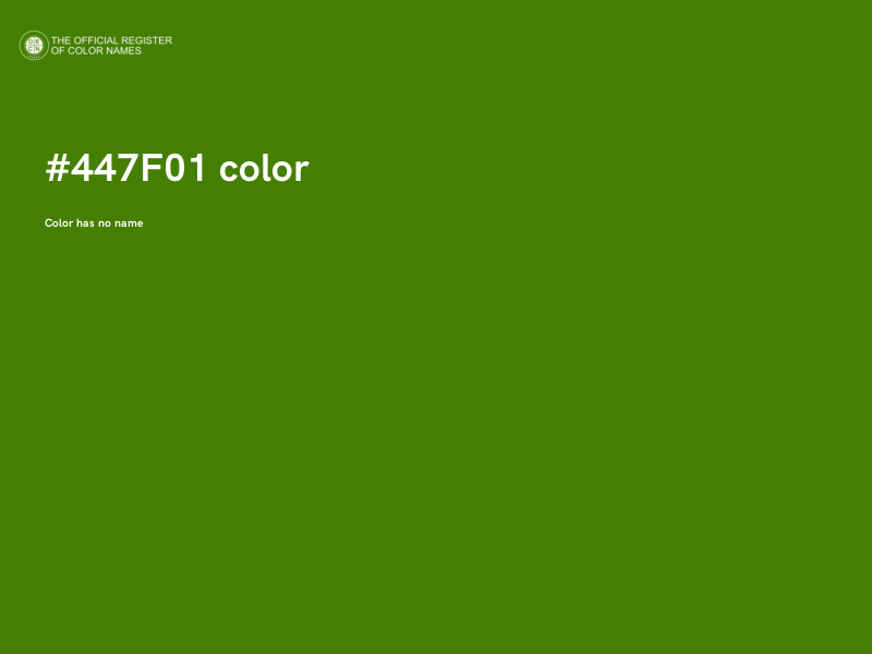 #447F01 color image