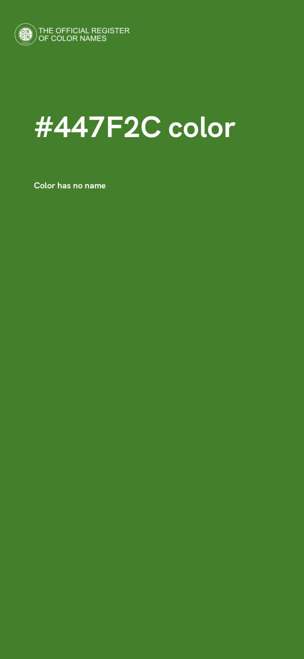 #447F2C color image