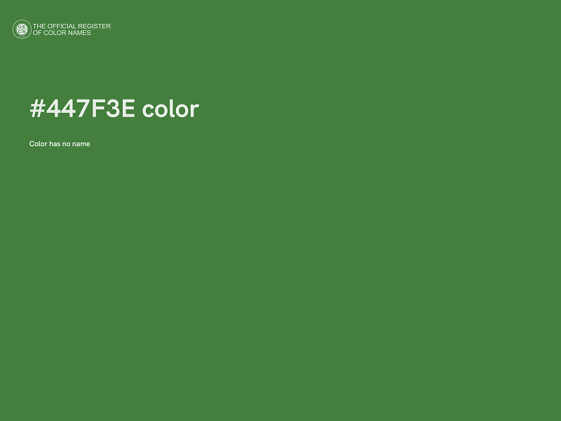 #447F3E color image