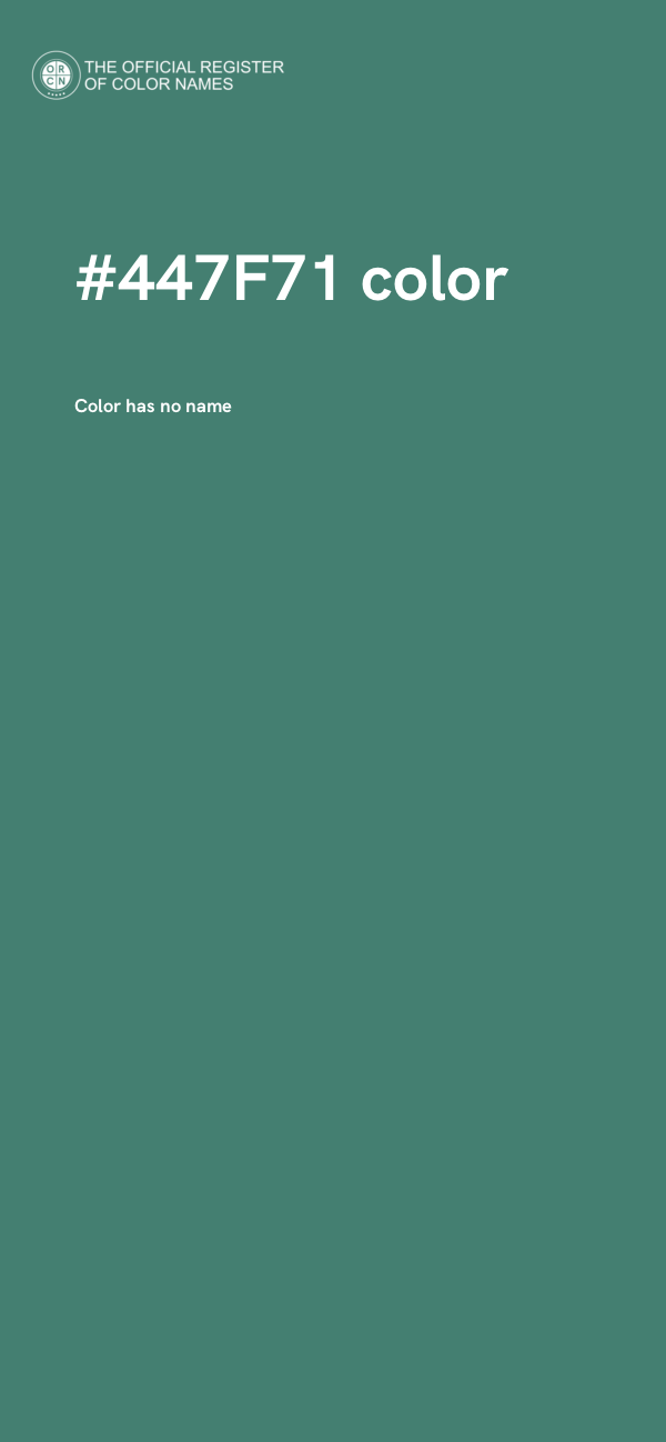#447F71 color image
