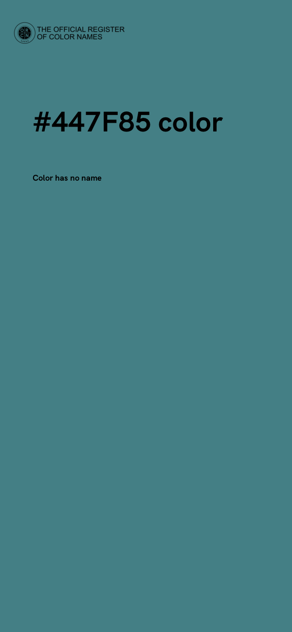 #447F85 color image