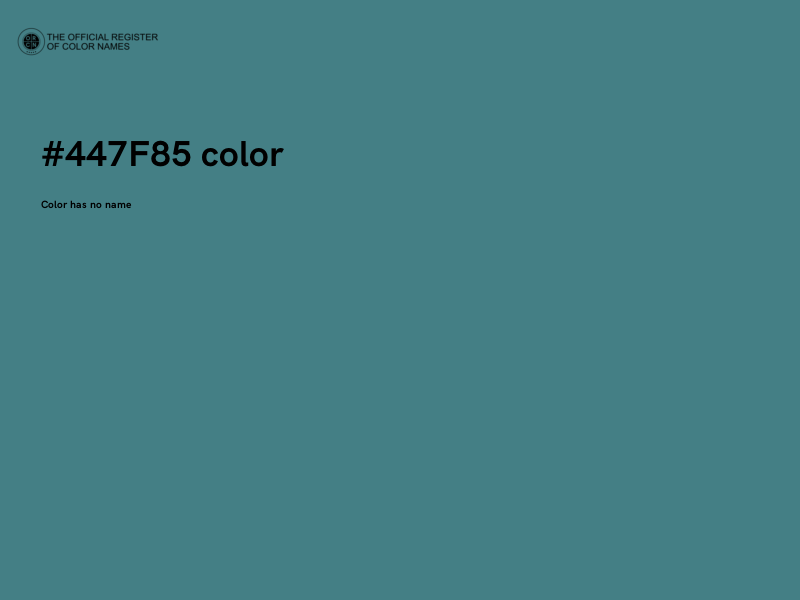 #447F85 color image