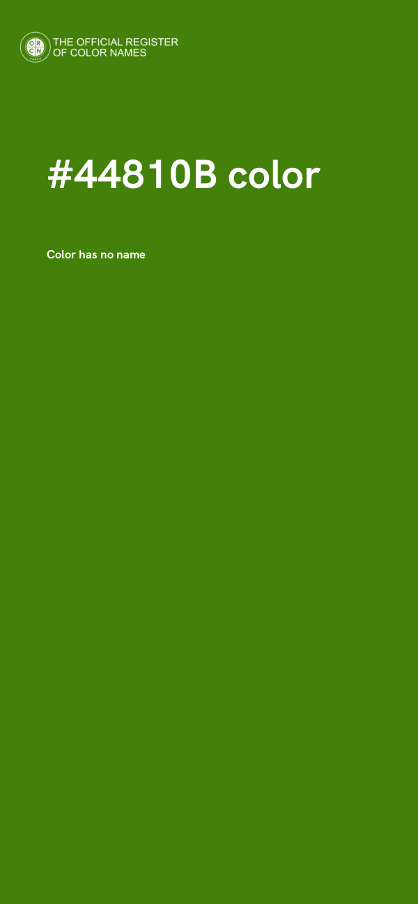 #44810B color image