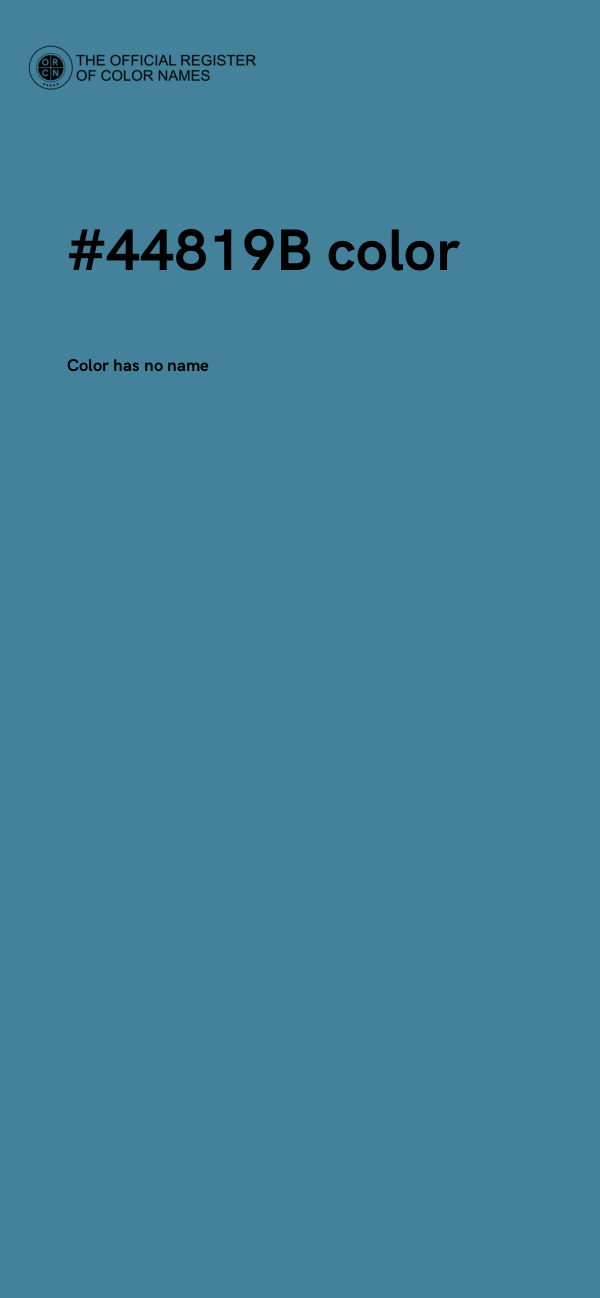 #44819B color image