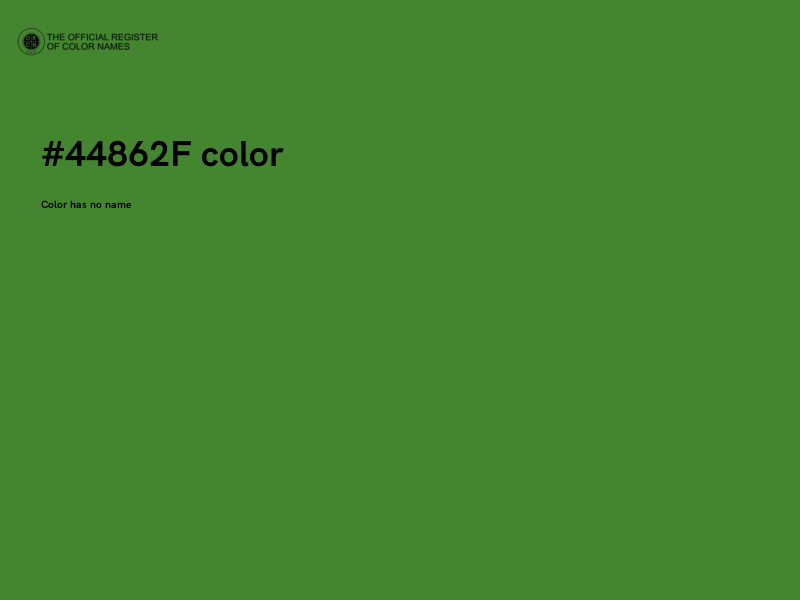 #44862F color image