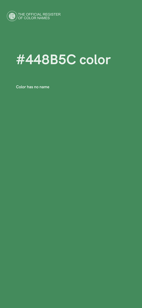 #448B5C color image