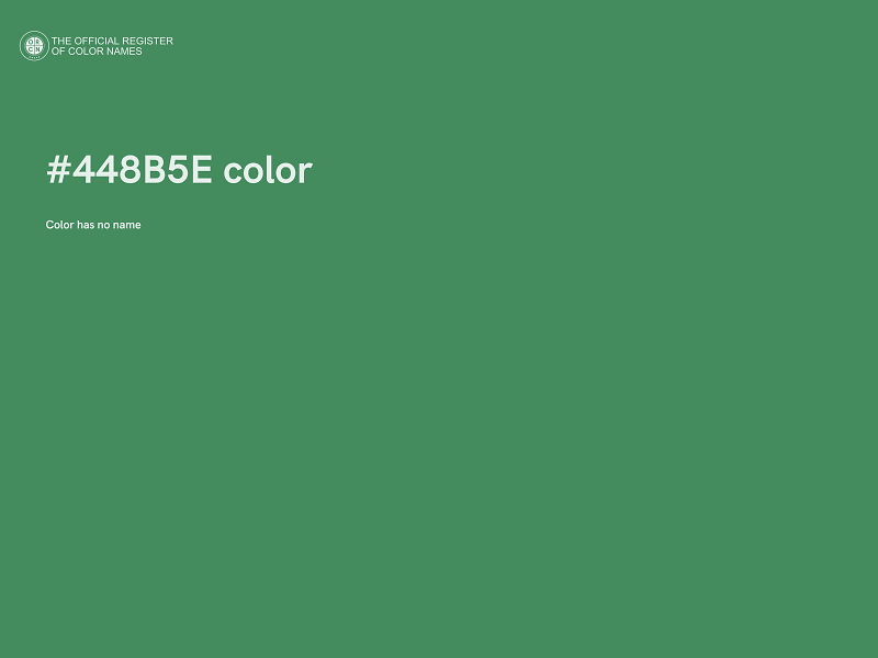 #448B5E color image