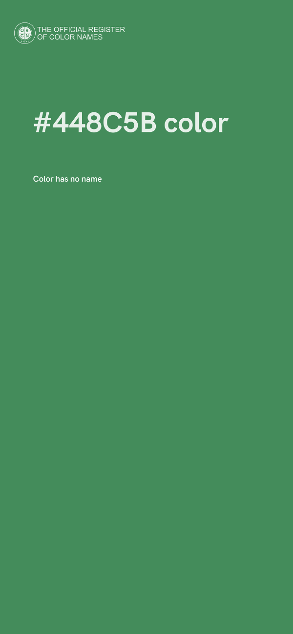 #448C5B color image