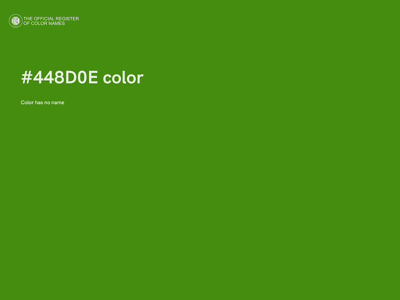 #448D0E color image