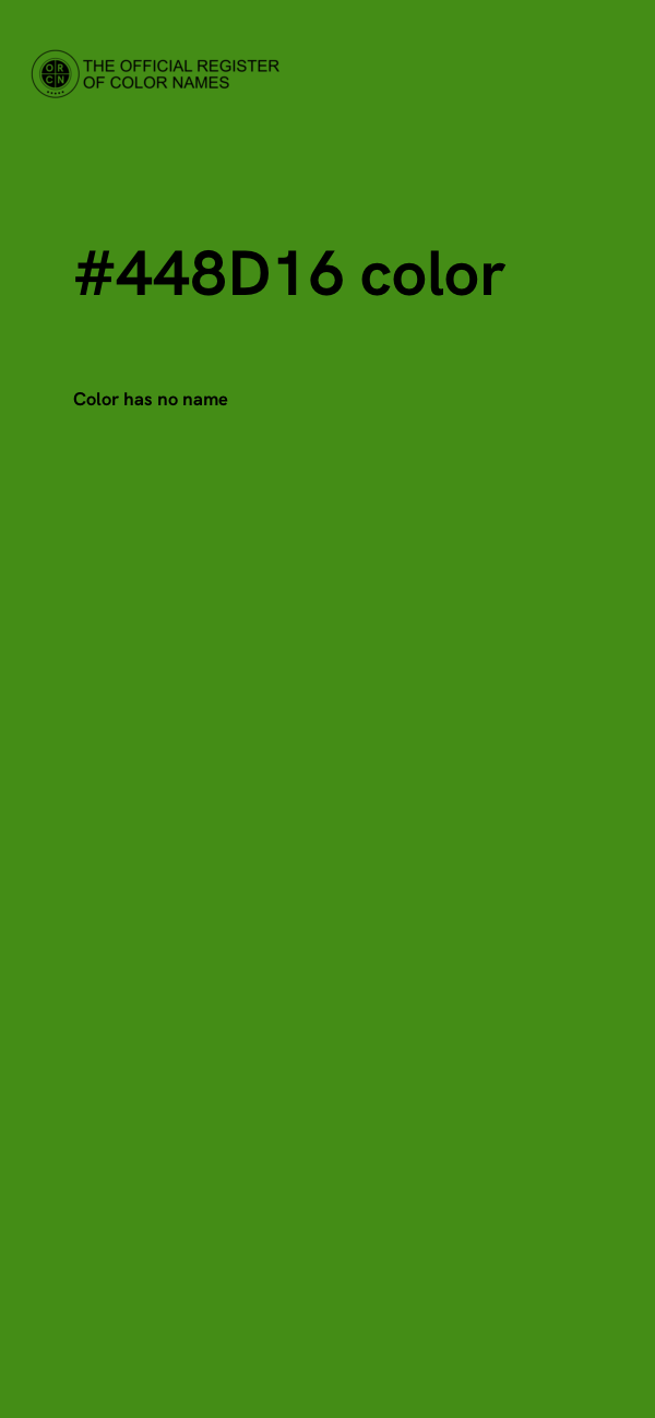 #448D16 color image