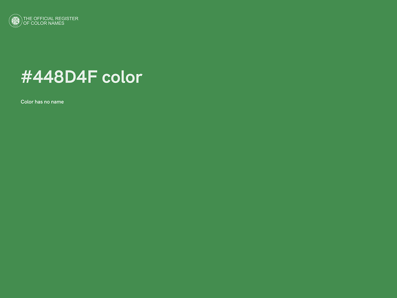 #448D4F color image