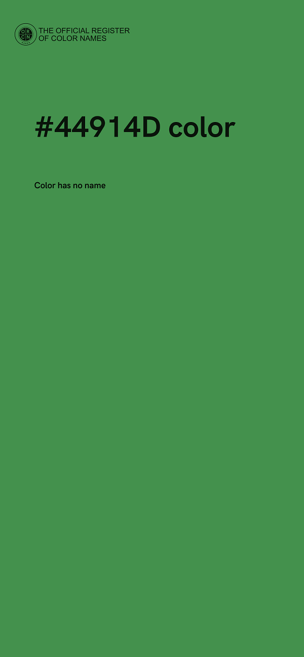 #44914D color image