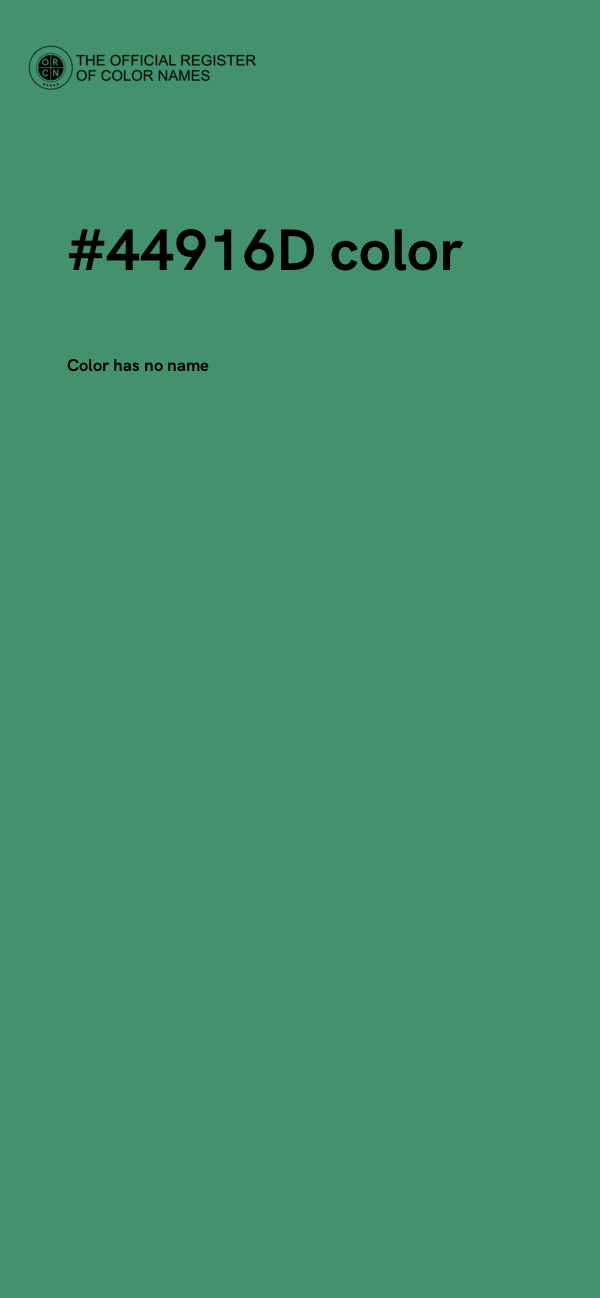 #44916D color image
