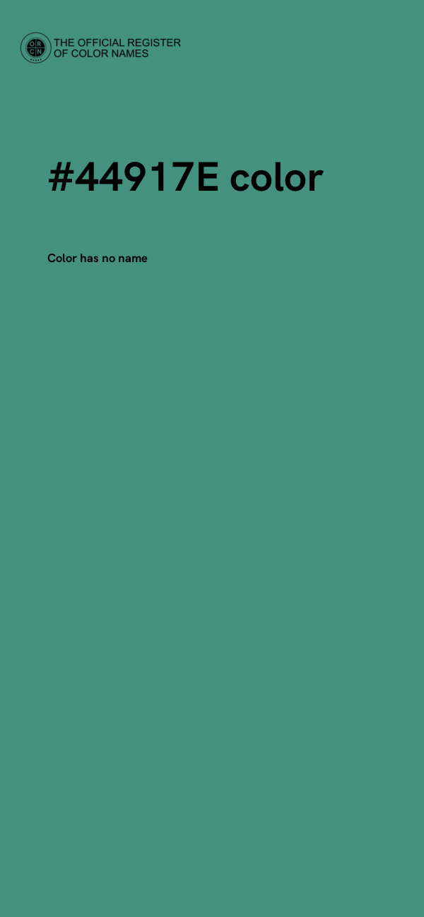 #44917E color image