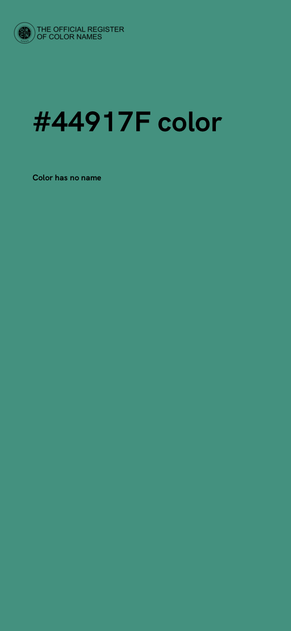 #44917F color image