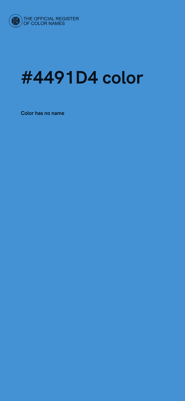 #4491D4 color image