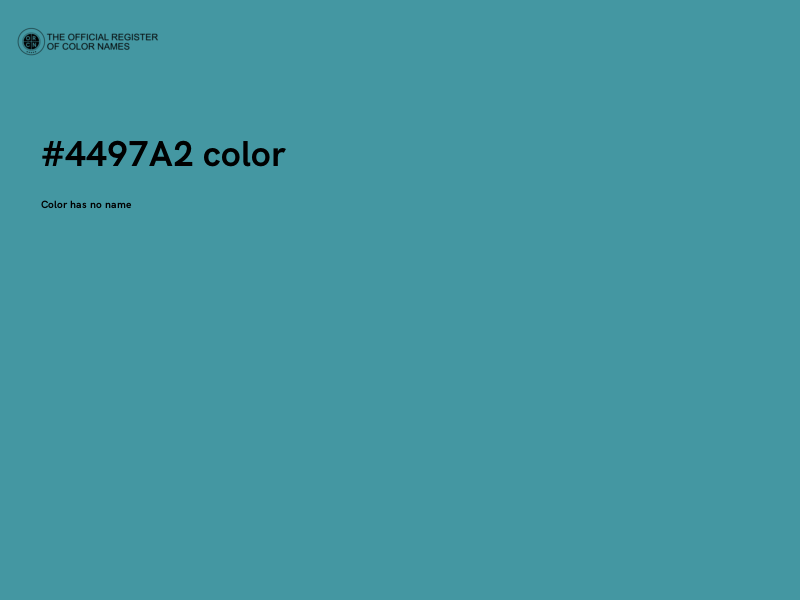 #4497A2 color image