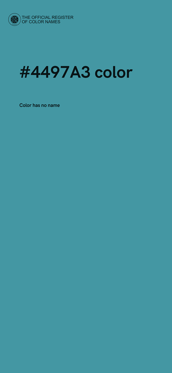 #4497A3 color image