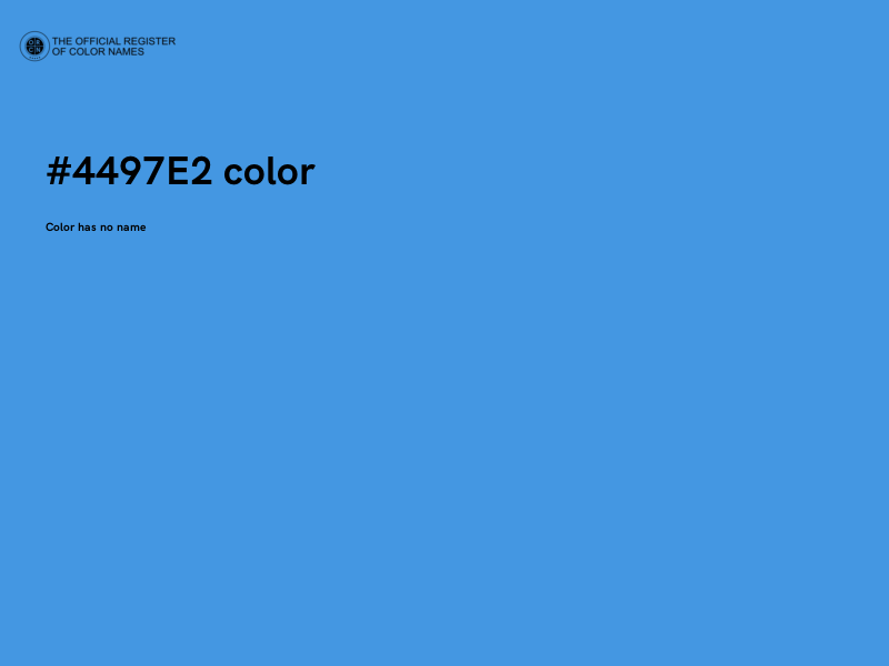 #4497E2 color image
