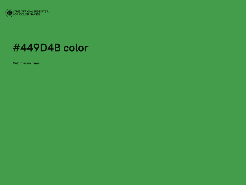 #449D4B color image