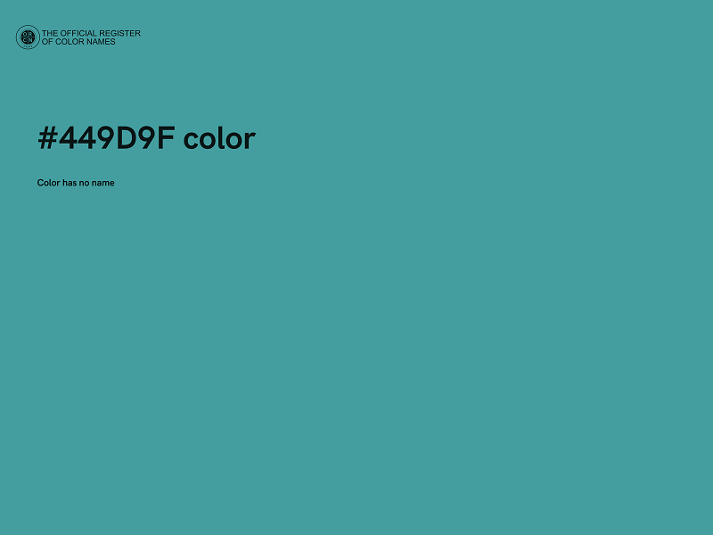 #449D9F color image