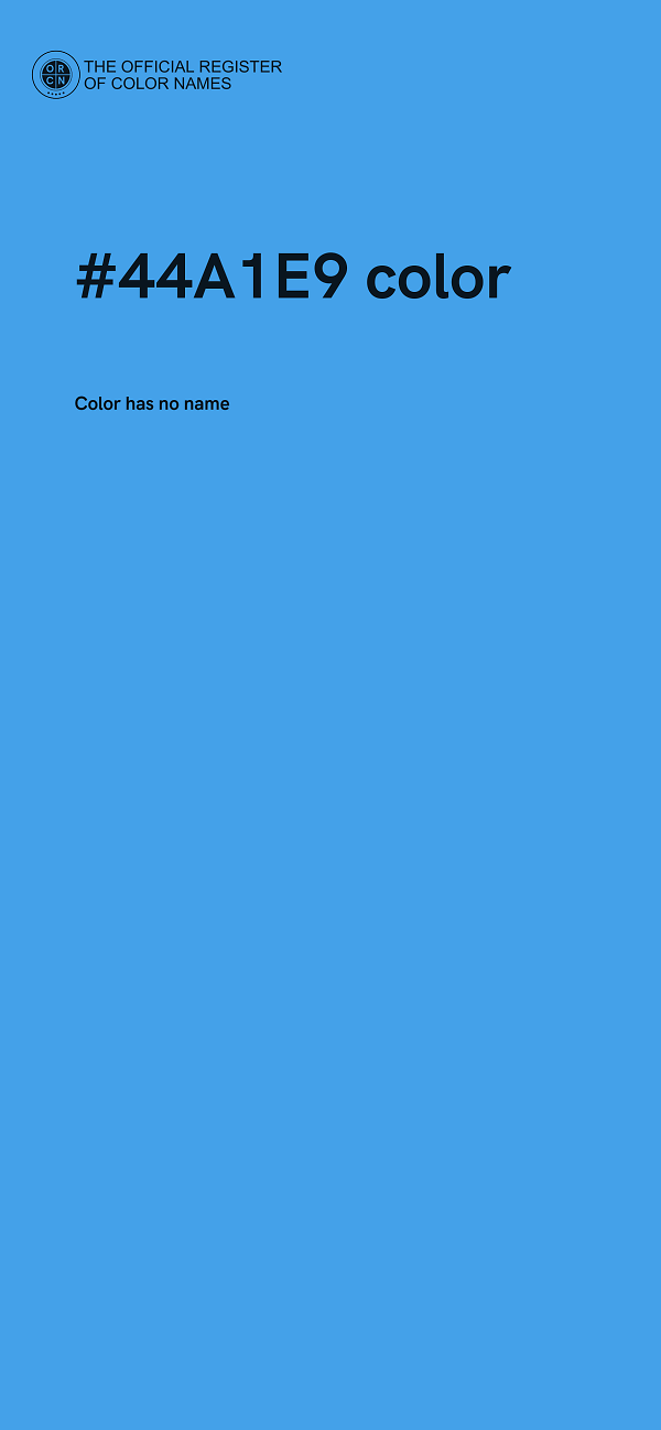 #44A1E9 color image