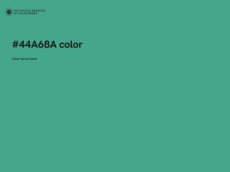 #44A68A color image