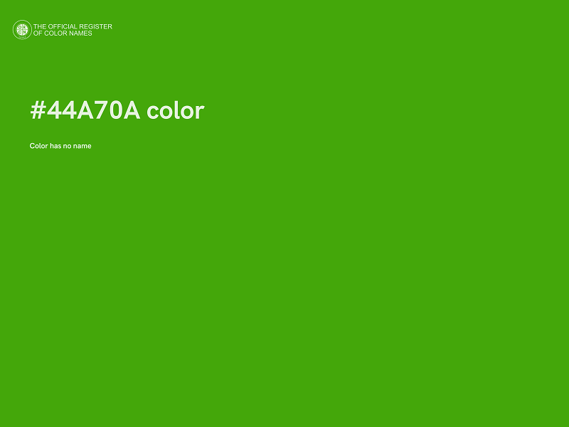 #44A70A color image