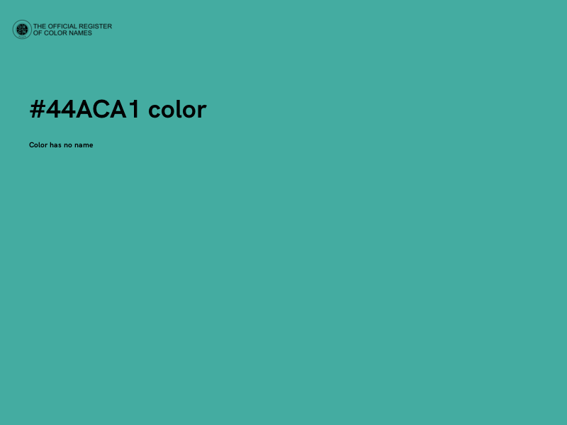 #44ACA1 color image