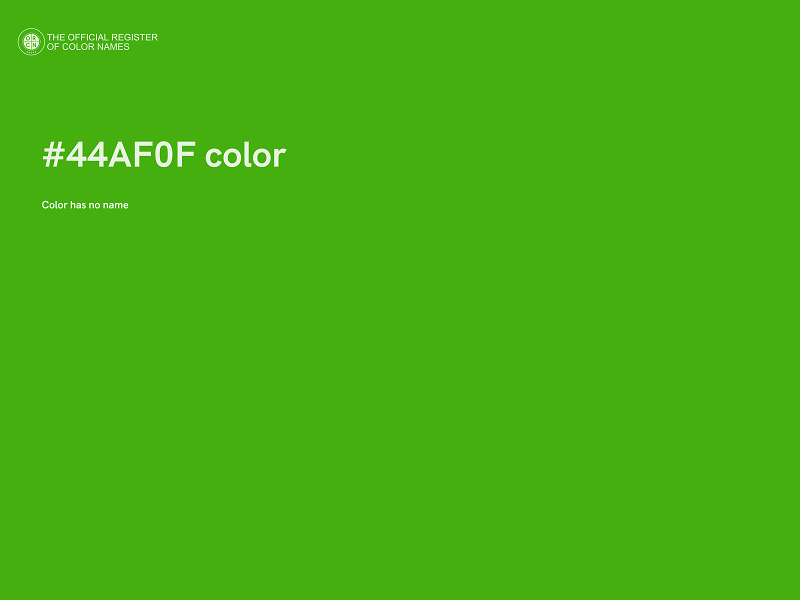 #44AF0F color image